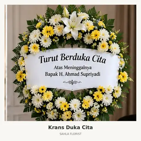Krans Bunga Duka Sukasari
